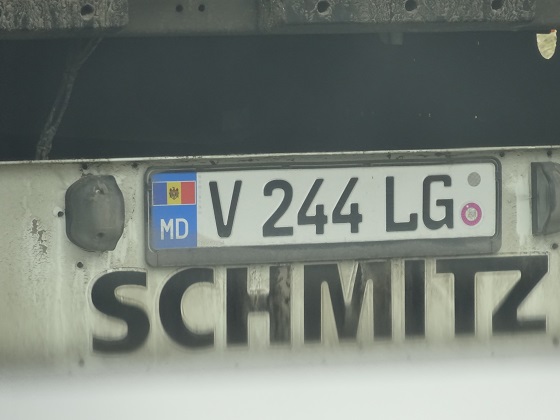 moldova license plate