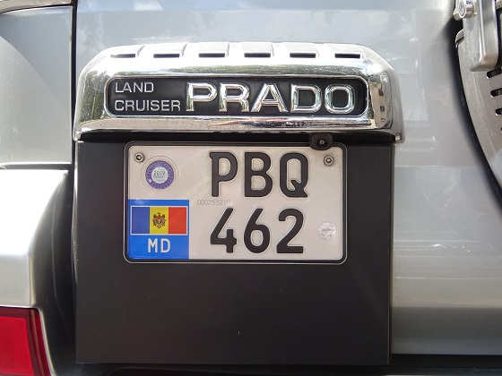 moldova license plate