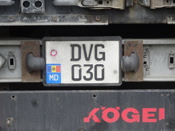 moldova license plate