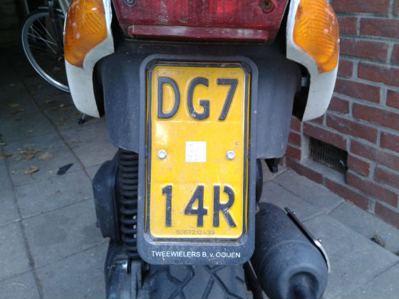 netherlands license plate