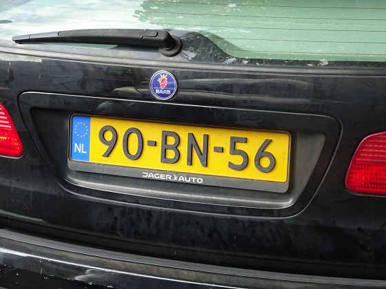 netherlands license plate