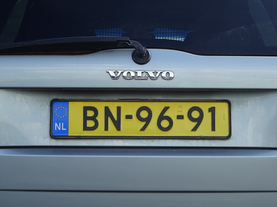 netherlands license plate