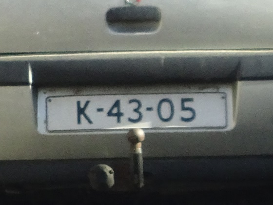 netherlands license plate