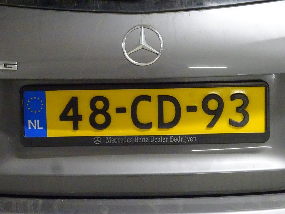 netherlands license plate