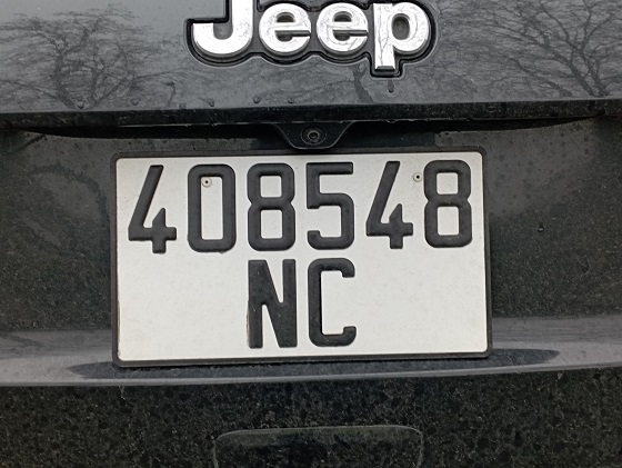 new caledonia license plate