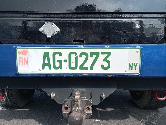 niger license plate