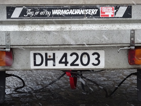 norway license plate