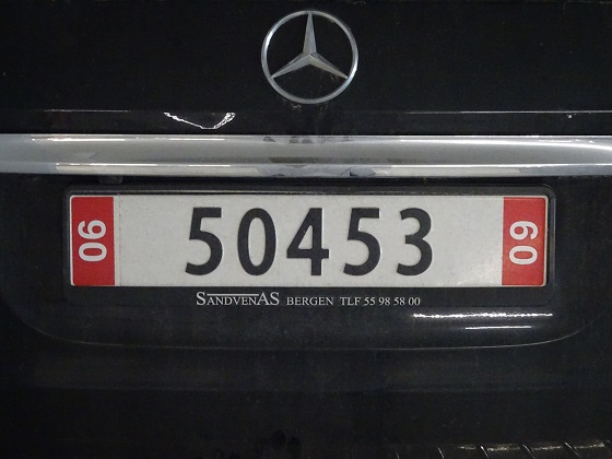 norway license plate