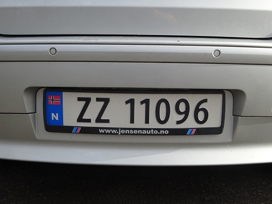 norway license plate