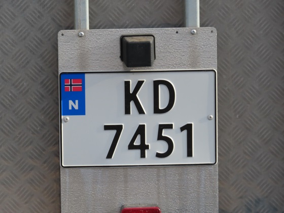 norway license plate