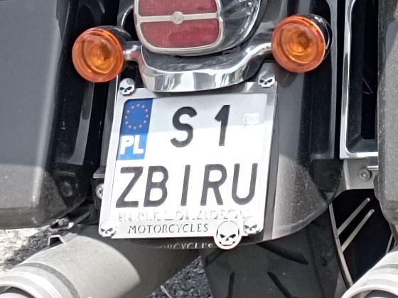 poland license plate