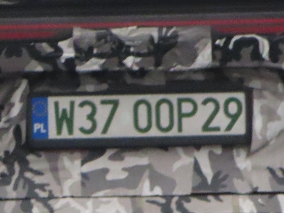 poland license plate
