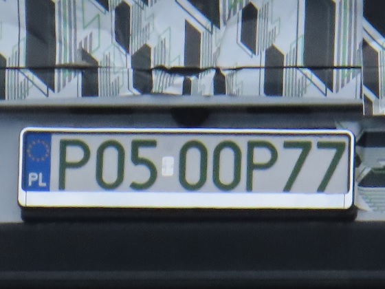 poland license plate