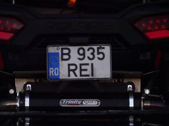 romania license plate