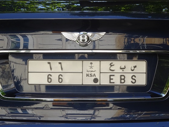 saudi arabia license plate