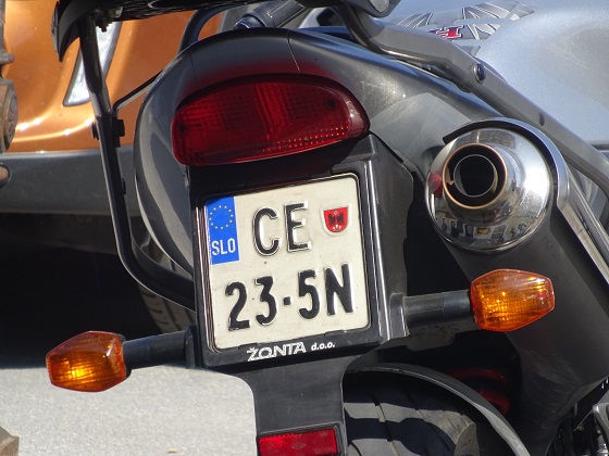 slovenia license plate