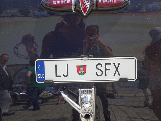 slovenia license plate