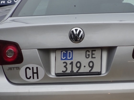 switzerland license plate