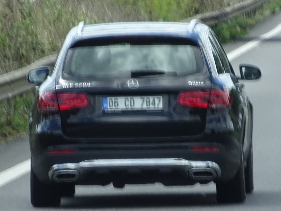 turkey license plate