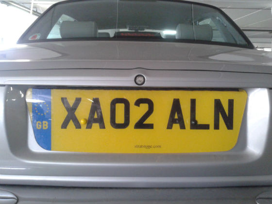 united kingdom license plate