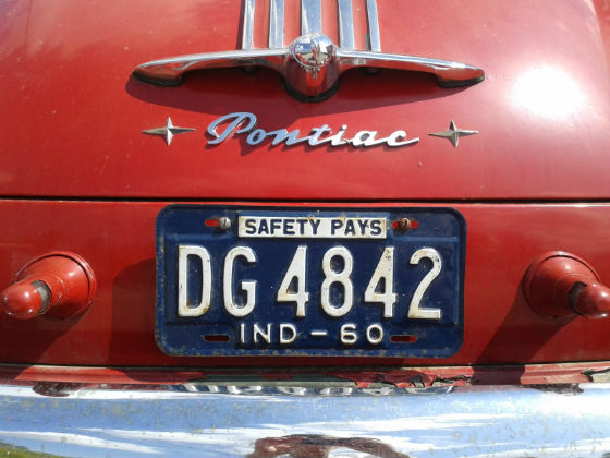united states indiana license plate