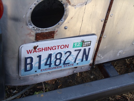 united states washington license plate