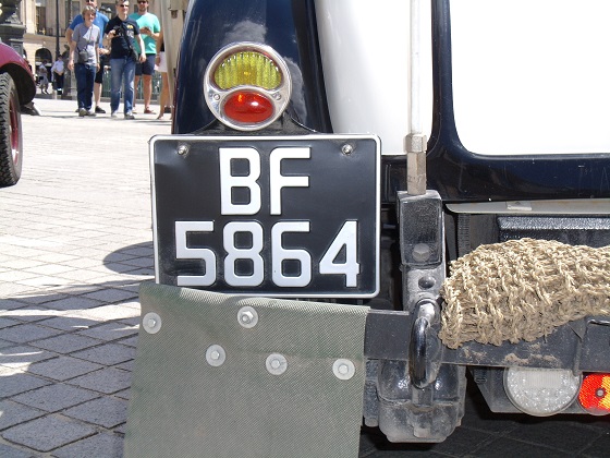 united kingdom license plate