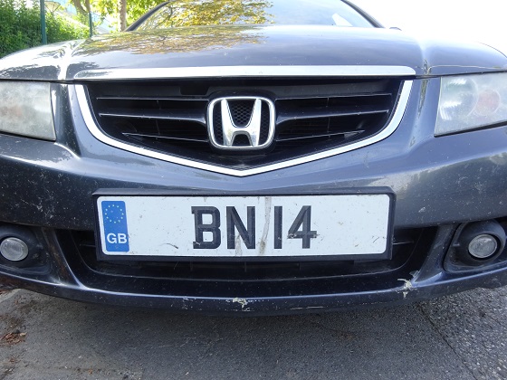 united kingdom license plate