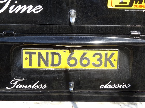 united kingdom license plate