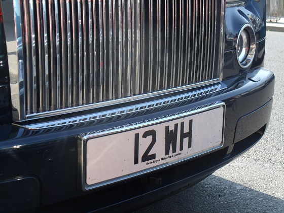 united kingdom license plate