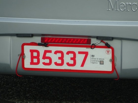 united kingdom license plate