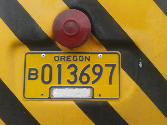 united states oregon license plate