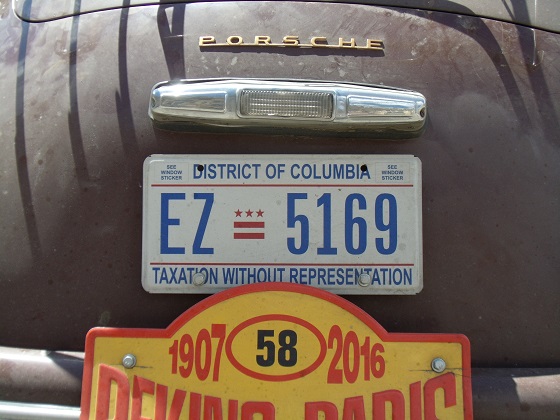 united states district of columbia license plate