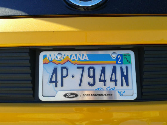 united states montana license plate