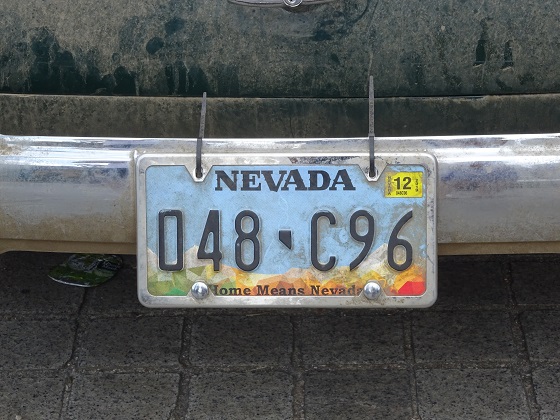 united states nevada license plate