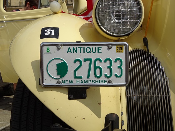 united states new hampshire license plate
