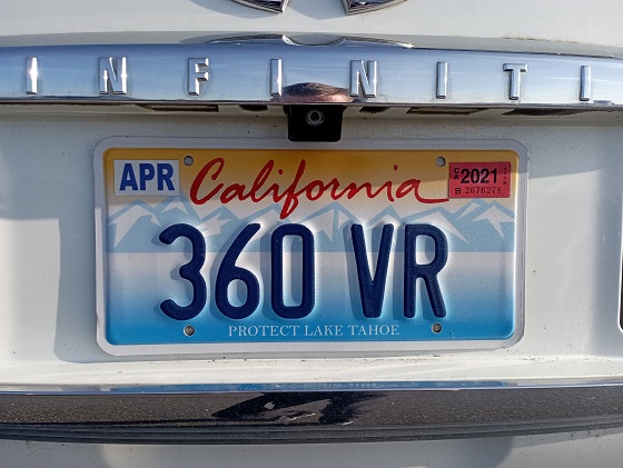 united states california license plate